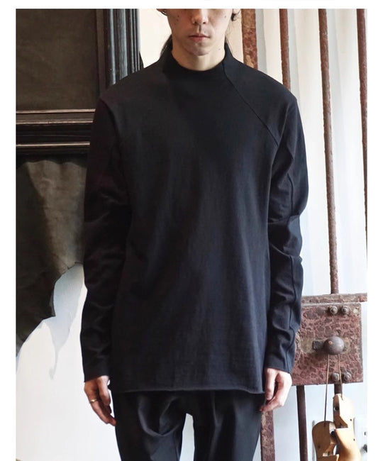Herren lässiges Langarmshirt mit modernem Schnitt und atmungsaktiver Baumwollqualität EB