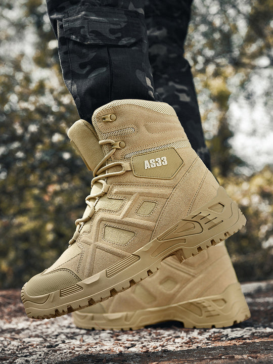 Herren strapazierfähige Tactical Boots mit hohem Schutz und rutschfester Sohle EB