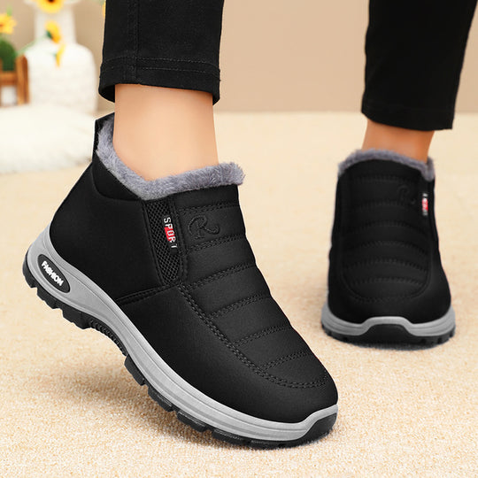 Damen wetterfeste ankle boots mit warmem Futter EB