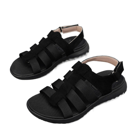 Damen Sportliche Komfort-Sandalen mit verstellbarem Riemen EB