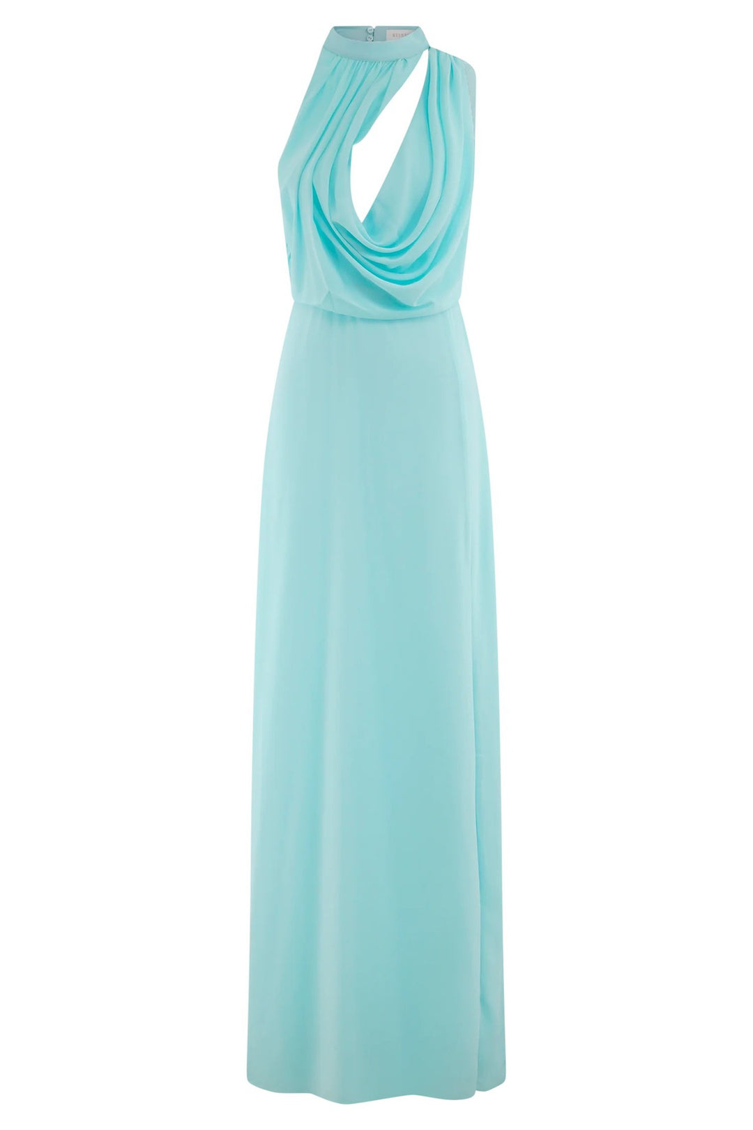 Damen Elegantes Maxi-Kleid mit drapiertem Oberteil EB