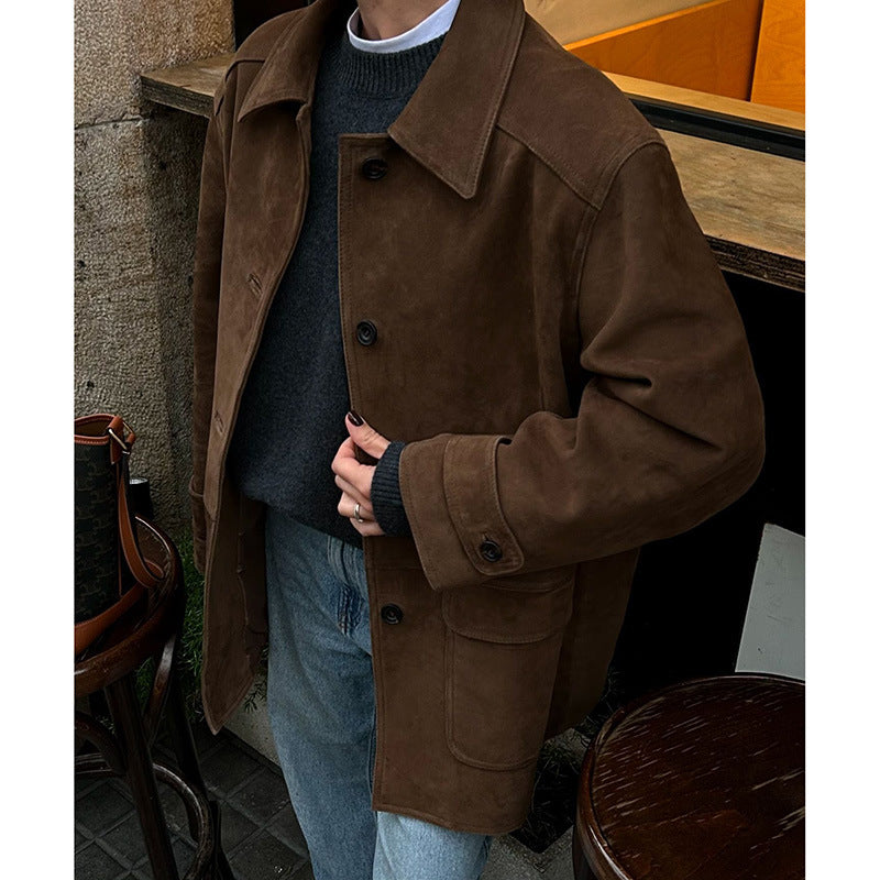Damen Kunstlederjacke im modernen Design mit strukturiertem Schnitt und praktischen Taschen EB