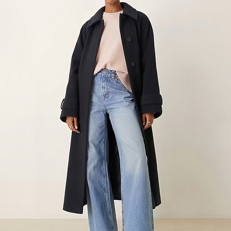 Damen Eleganter und hochwertiger Trenchcoat EB