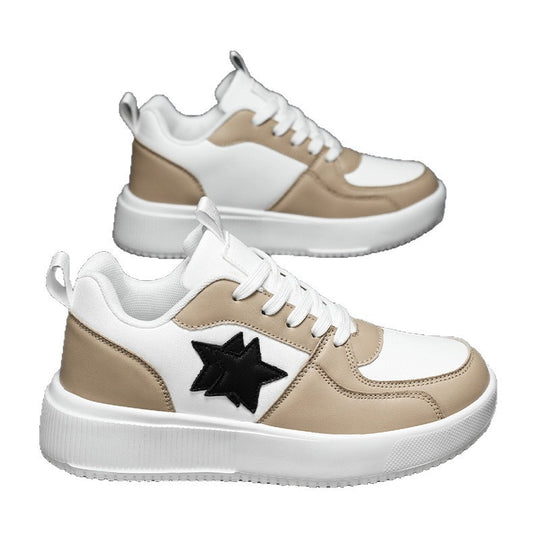 Damen Trendige Sneakers mit modischem Sternen-Design EB