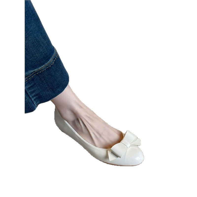 Damen Ballerinas mit elegantem Schleifendetail EB