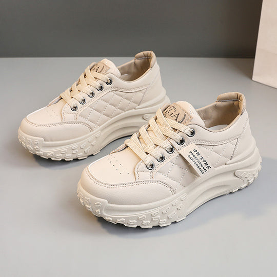 Damen modische Sneakers mit verstärktem Sohlenprofil und gepolsterter Innensohle EB