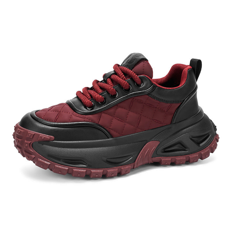 Damen Sportliche Chunky Sneakers mit dämpfender Laufsohle und strapazierfähigem Obermaterial EB