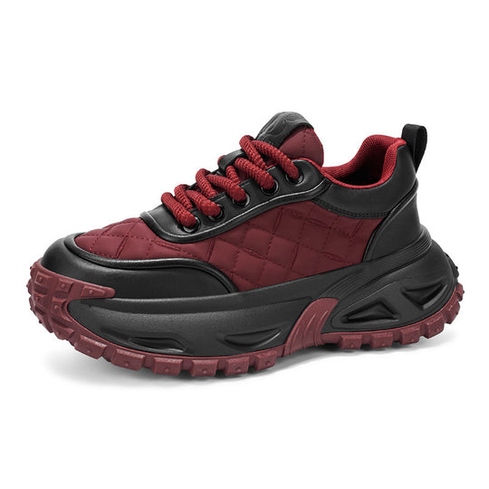 Damen Sportliche Chunky Sneakers mit dämpfender Laufsohle und strapazierfähigem Obermaterial EB