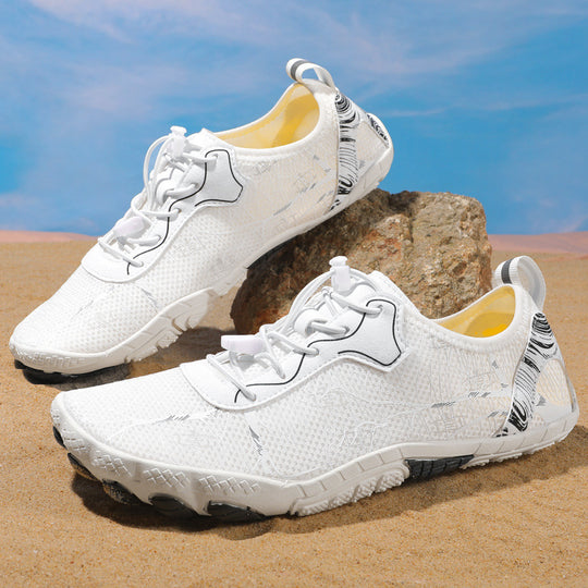 Damen Sportliche Aqua-Schuhe mit rutschfester Sohle und elastischem Schnellschnürsystem EB