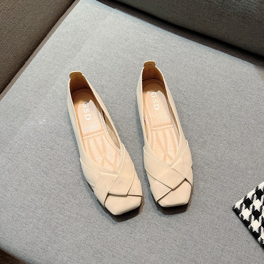 Damen Ballerinas mit elegantem Kreuzband-Design EB