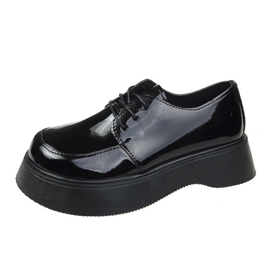 Damen bequeme Plateau-Schnürschuhe mit modischem Design EB