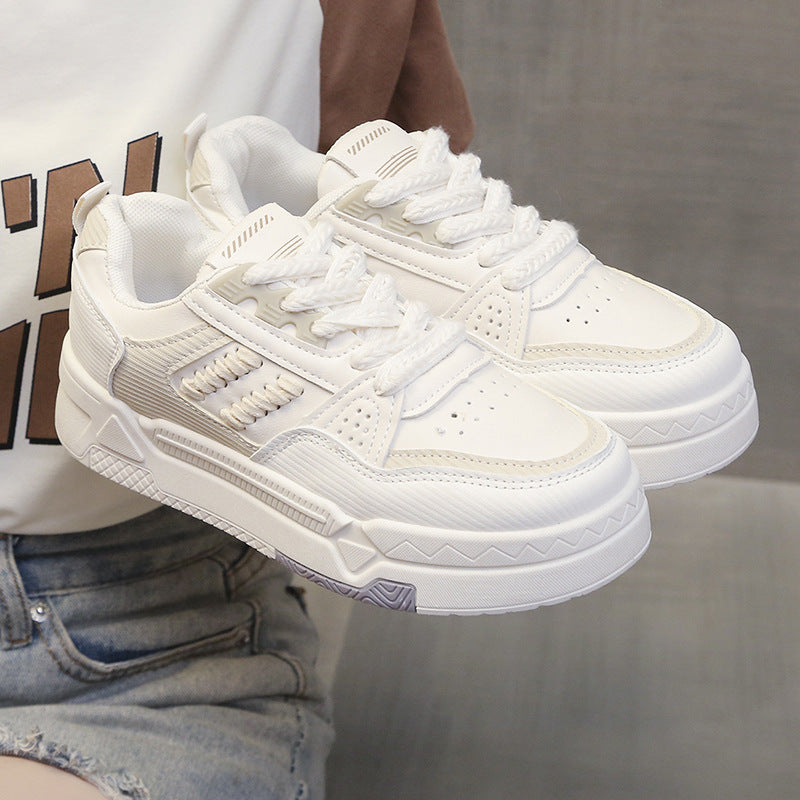 Damen Sportliche Sneaker mit atmungsaktiver Mesh-Konstruktion und trendiger Außensohle EB