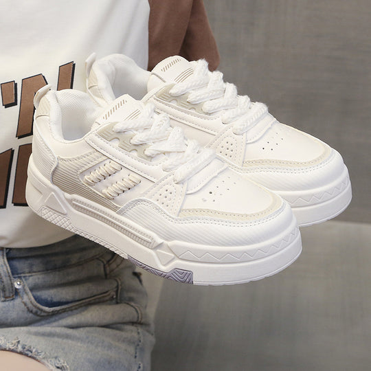Damen Sportliche Sneaker mit atmungsaktiver Mesh-Konstruktion und trendiger Außensohle EB
