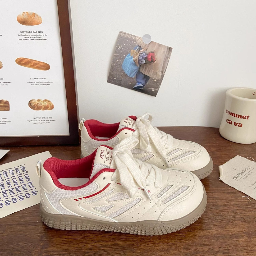 Damen Sportliche Sneaker mit atmungsaktiver Obermaterialstruktur und rutschfester Sohle EB