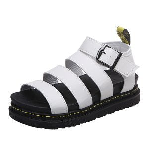 Damen Riemensandalen mit ergonomischem Fußbett und verstellbarem Schnallenverschluss EB
