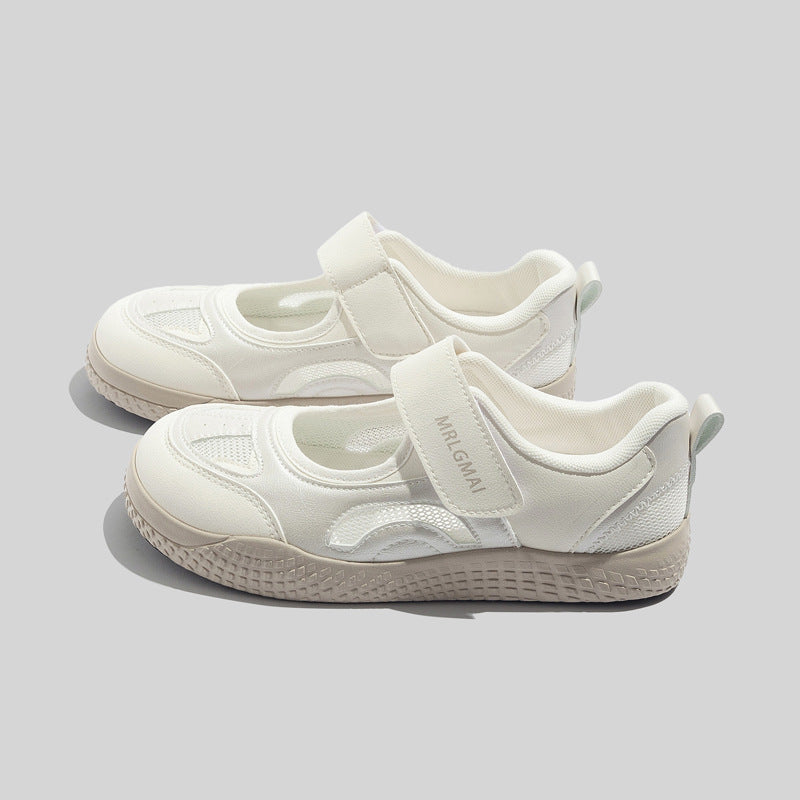 Damen Freizeitschuhe mit praktischem Klettverschluss und atmungsaktiver Mesh-Oberfläche EB