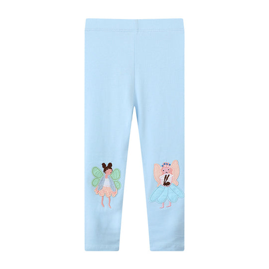 Mädchen Leggings mit zauberhaften Feenapplikationen EB