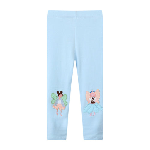 Mädchen Leggings mit zauberhaften Feenapplikationen EB
