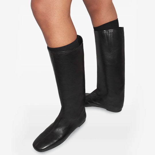 Damen Hochwertige Stiefel mit nachhaltigem Leder und elegantem Design EB