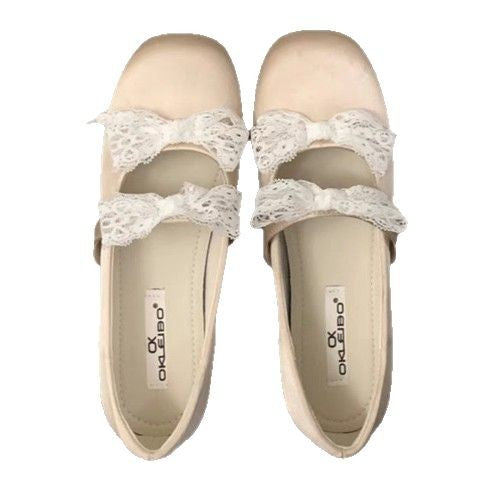 Damen Ballerinas mit decorativen Schleifen und komfortabler Innensohle EB
