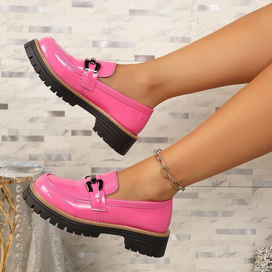 Damen Trendige und bequeme Slipper mit robustem Sohlenprofil EB