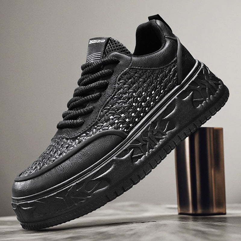 Damen Sportliche Sneakers mit atmungsaktivem Obermaterial und robuster Laufsohle EB