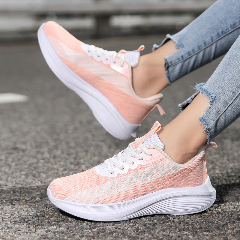 Damen Sportliche Freizeitsneaker mit atmungsaktivem Obermaterial EB