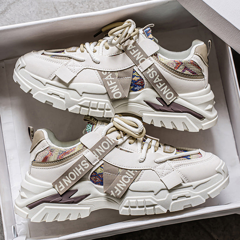 Damen Chunky Sneaker mit modischem Design und stabiler Sohle EB