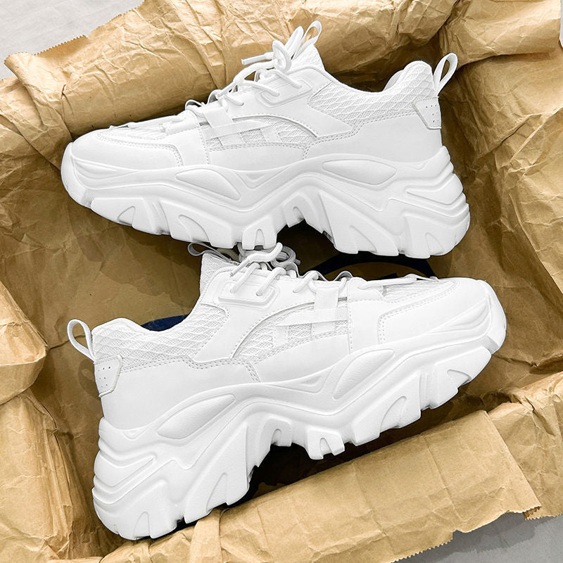 Damen Sportliche Chunky Sneakers mit stabiler Profilsohle EB