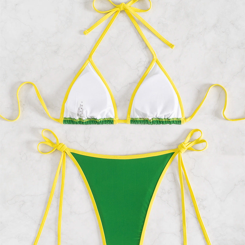 Damen Triangel-Bikini mit brasilianischem Flair EB