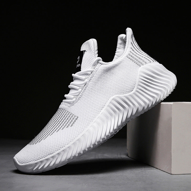 Damen Sneakers mit atmungsaktiver Strick-Oberfläche und flexibler Laufsohle EB