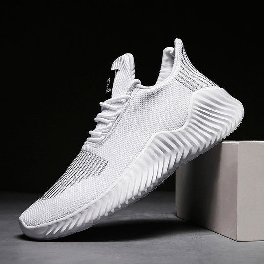 Damen Sneakers mit atmungsaktiver Strick-Oberfläche und flexibler Laufsohle EB