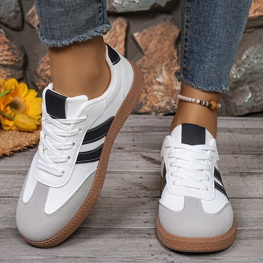 Damen Modische Sneakers mit sportlichem Design und atmungsaktiver Sohle EB