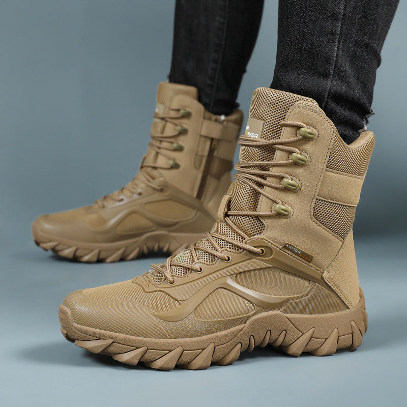 Damen Hochwertige Outdoor-Wanderschuhe mit atmungsaktivem Obermaterial und rutschfester Sohle EB