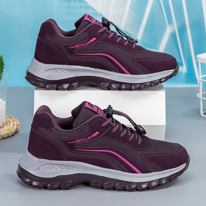 Damen Sportliche Laufschuhe mit atmungsaktivem Obermaterial und stoßdämpfender Sohle EB