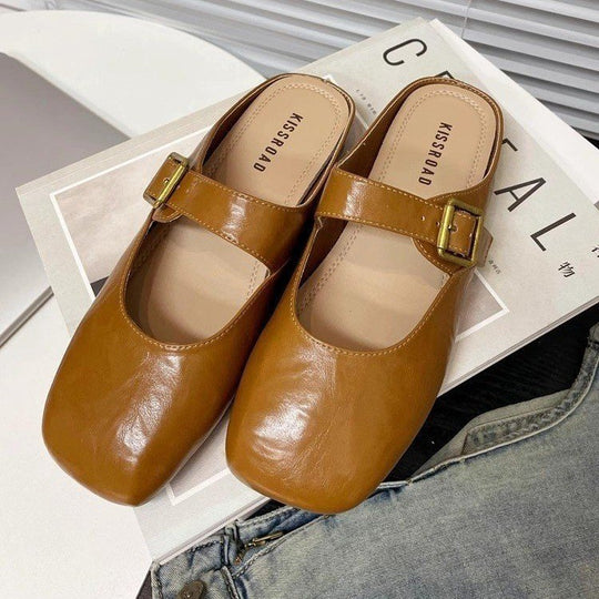Damen Komfortable Mary Jane Schuhe mit verstellbarem Riemen und modischem Design EB