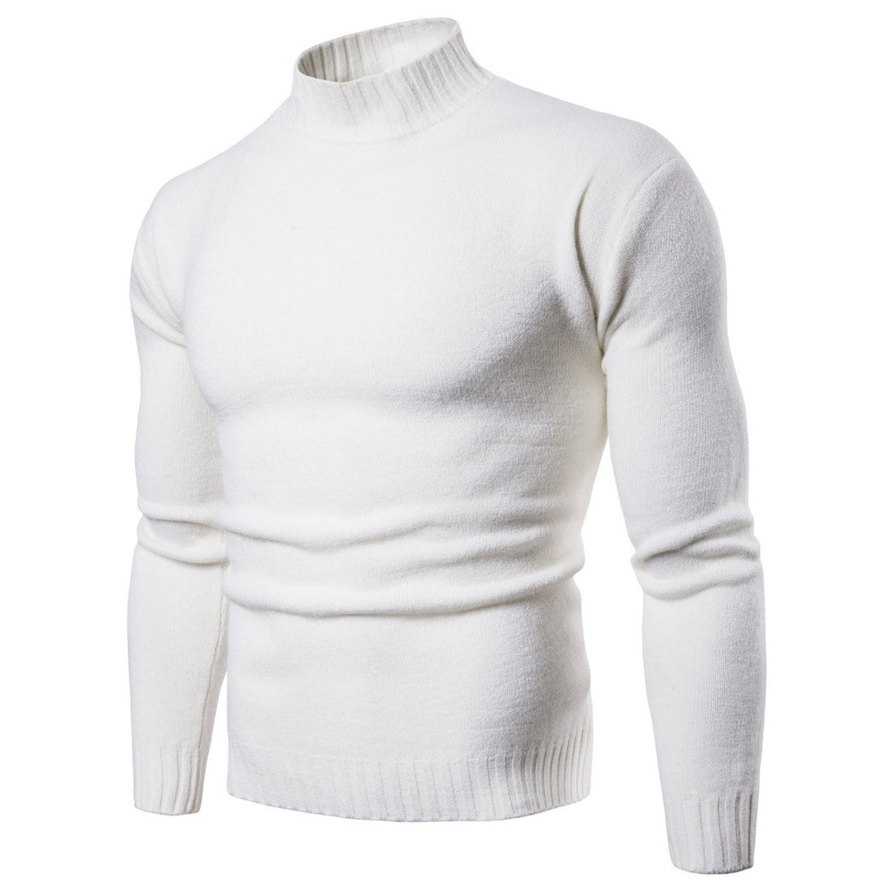 Damen hochgeschnittener Pullover mit Stehkragen EB