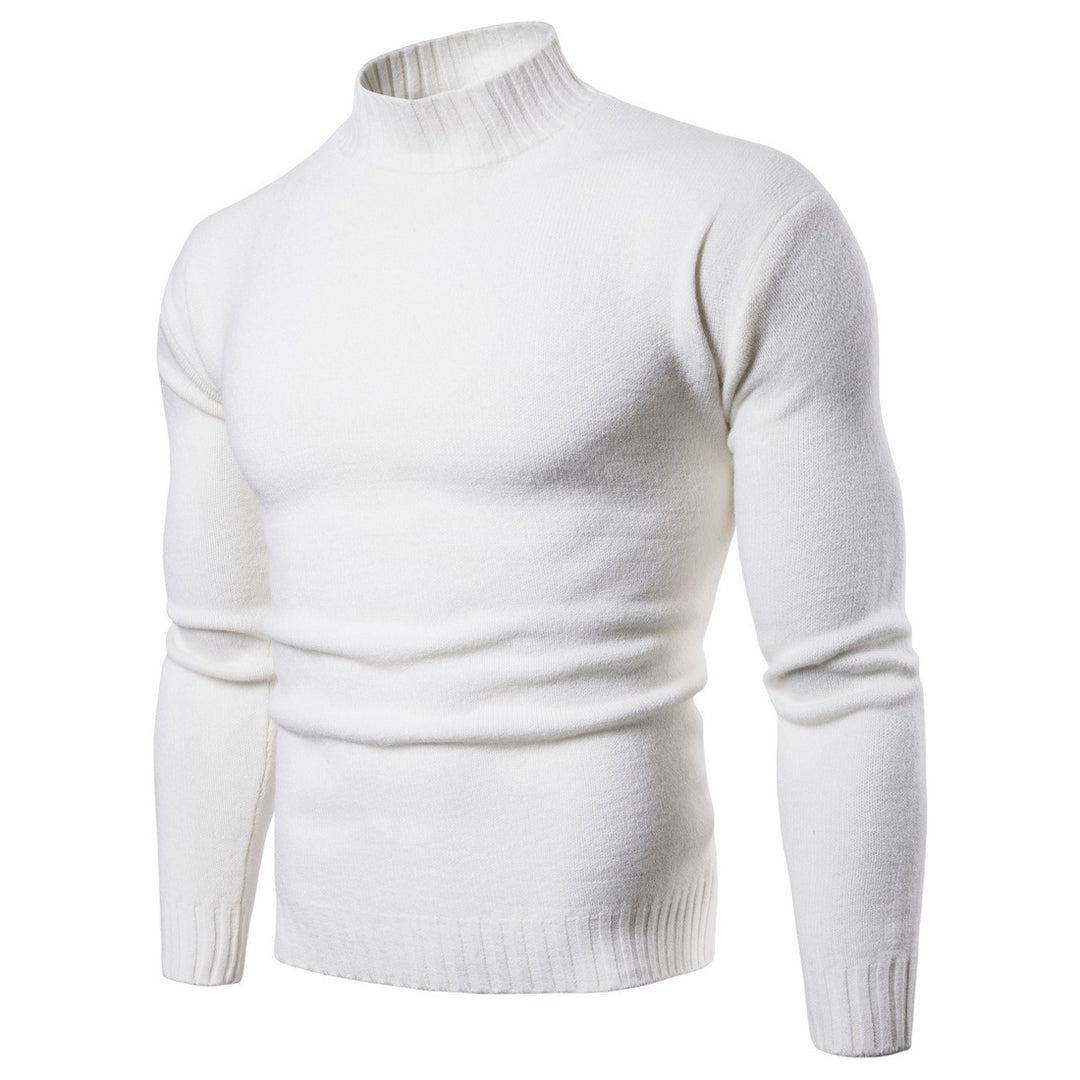Damen hochgeschnittener Pullover mit Stehkragen EB