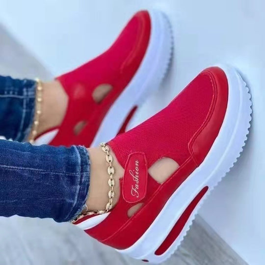Damen Sneaker im luftigen Mesh-Design mit gepolsterter Sohle EB