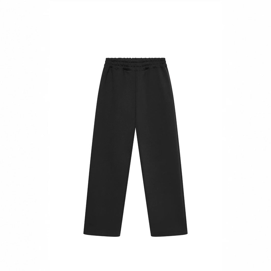 Unisex nan gerade geschnittene Jogginghose mit hohem Elastikbund und seitlichen Eingrifftaschen EB