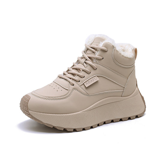 Damen Winter Sneaker mit kuscheligem Innenfutter und rutschfester Sohle EB