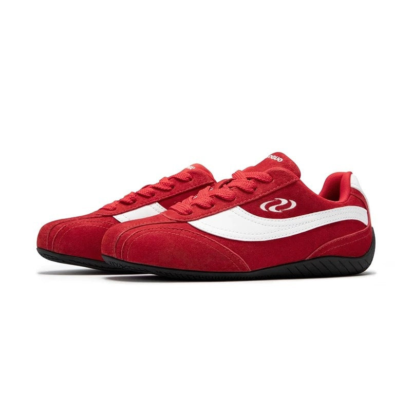 Damen Komfortable Sneakers mit atmungsaktiver Wildleder-Oberfläche und rutschfester Sohle EB