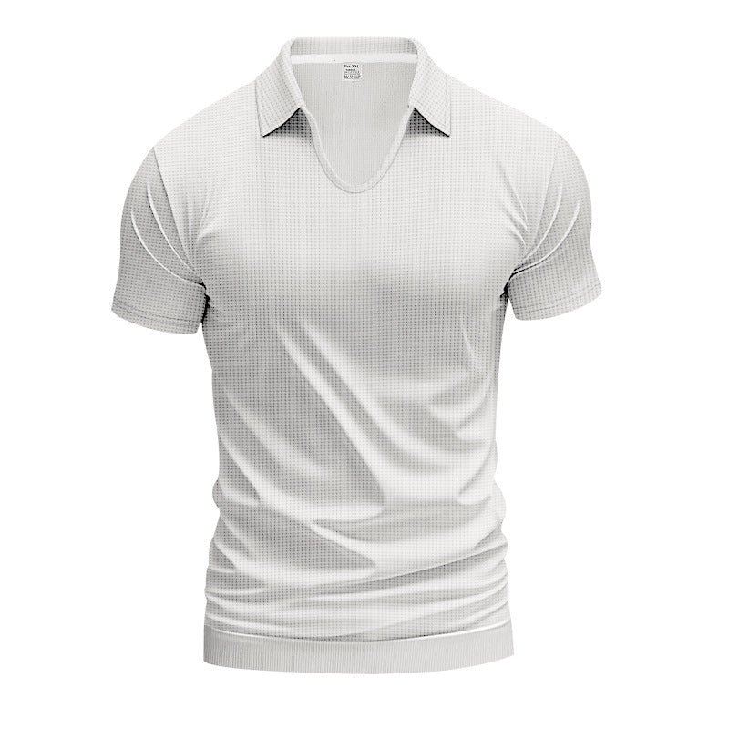 Herren Polo-Shirt mit strukturiertem Design und modernem Schnitt EB