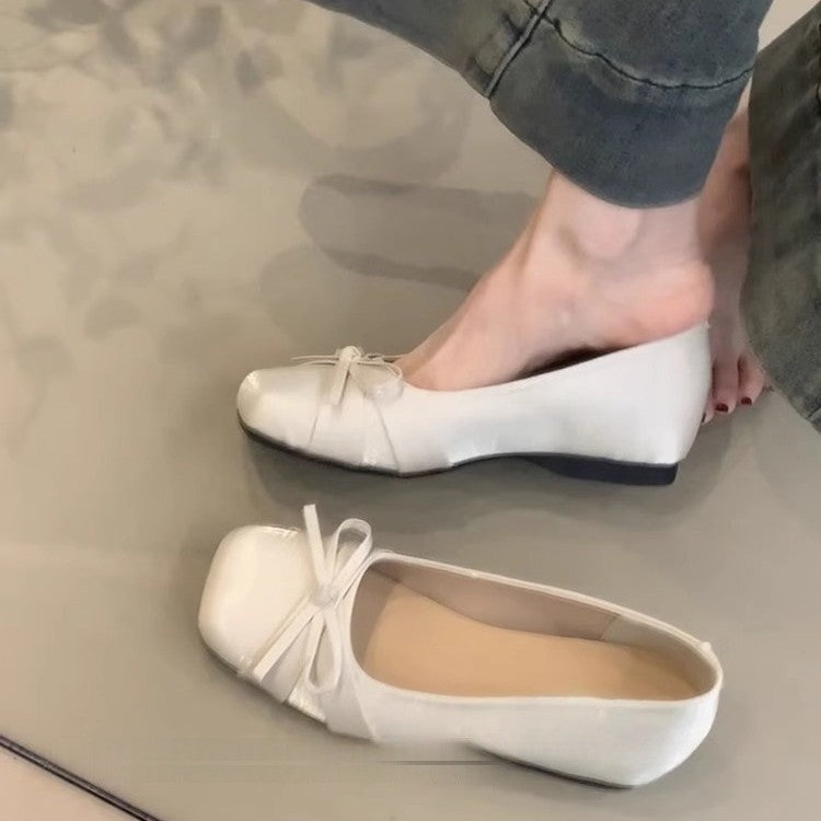 Damen Ballerinas mit dekorativem Schleifendetail und komfortablem Fußbett EB