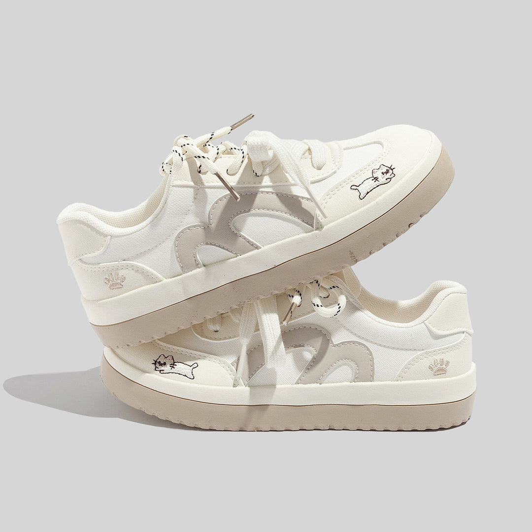Damen Sneaker mit verspieltem Tiermotiv von EB