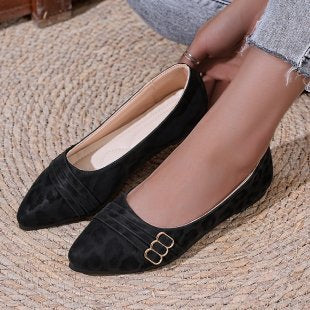 Damen Stilvolle und komfortable Ballerinas mit großem Schleifendetail EB