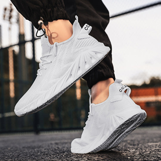 Damen Atmungsaktive Fitness Sneakers mit rutschfester Sohle EB