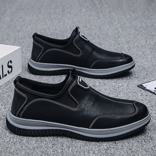 Herren Komfortable Slip-On Freizeitschuhe mit atmungsaktiver Mesh-Oberfläche EB