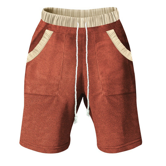 Herren Freizeit-Shorts mit elastischem Bund und praktischen Seitentaschen EB