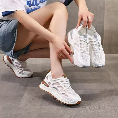 Damen Sportliche Mesh-Laufschuhe mit dämpfender Sohle und optimaler Atmungsaktivität EB